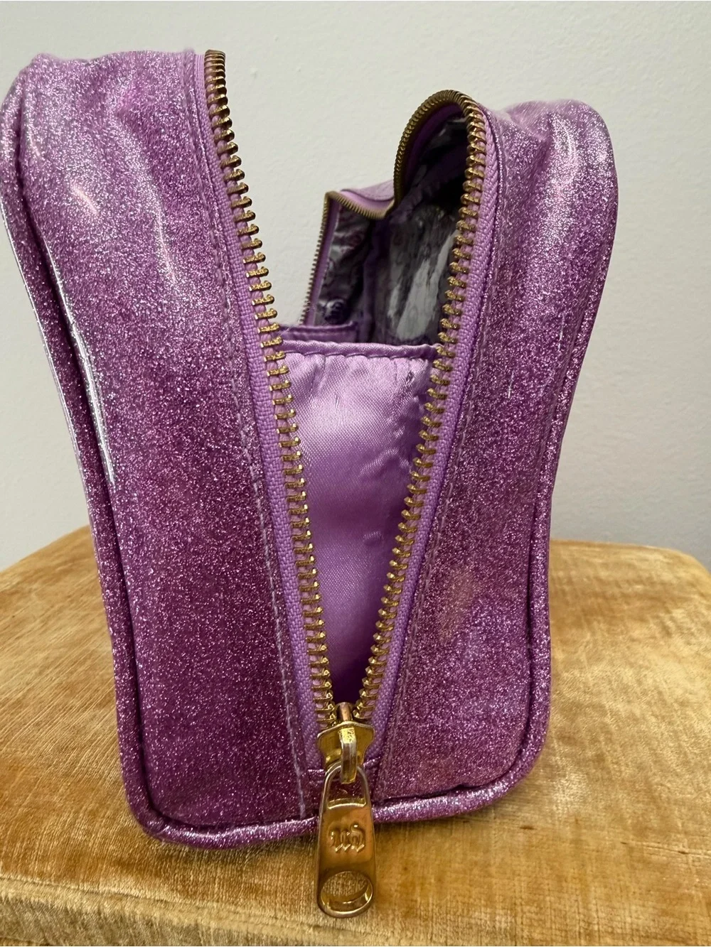 Urban Decay Quinceañera vinyl glitter cosmetic bag